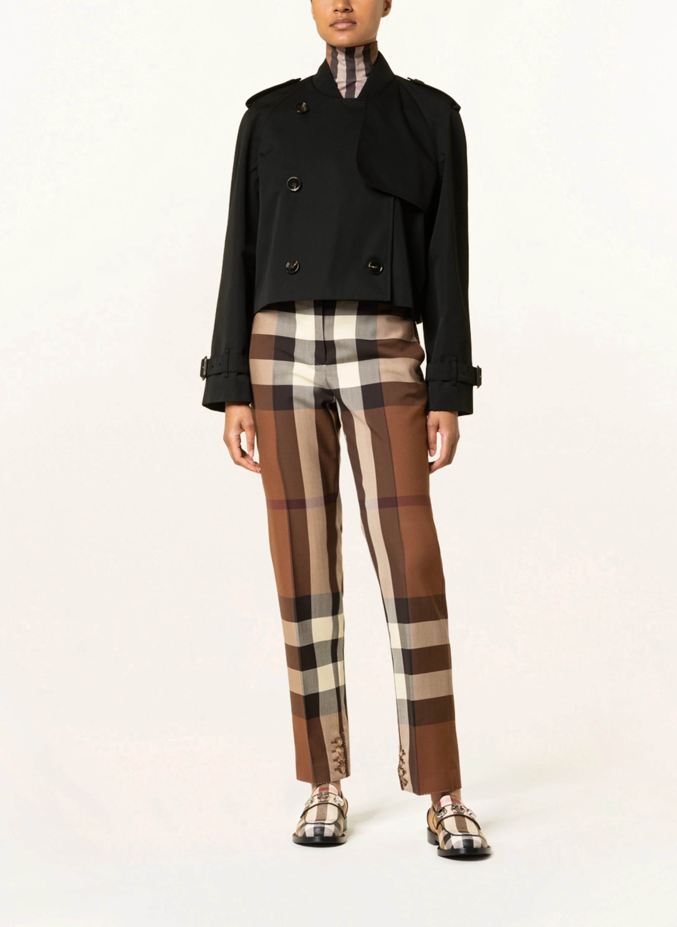 BURBERRY Cropped-Trenchcoat FENHURST