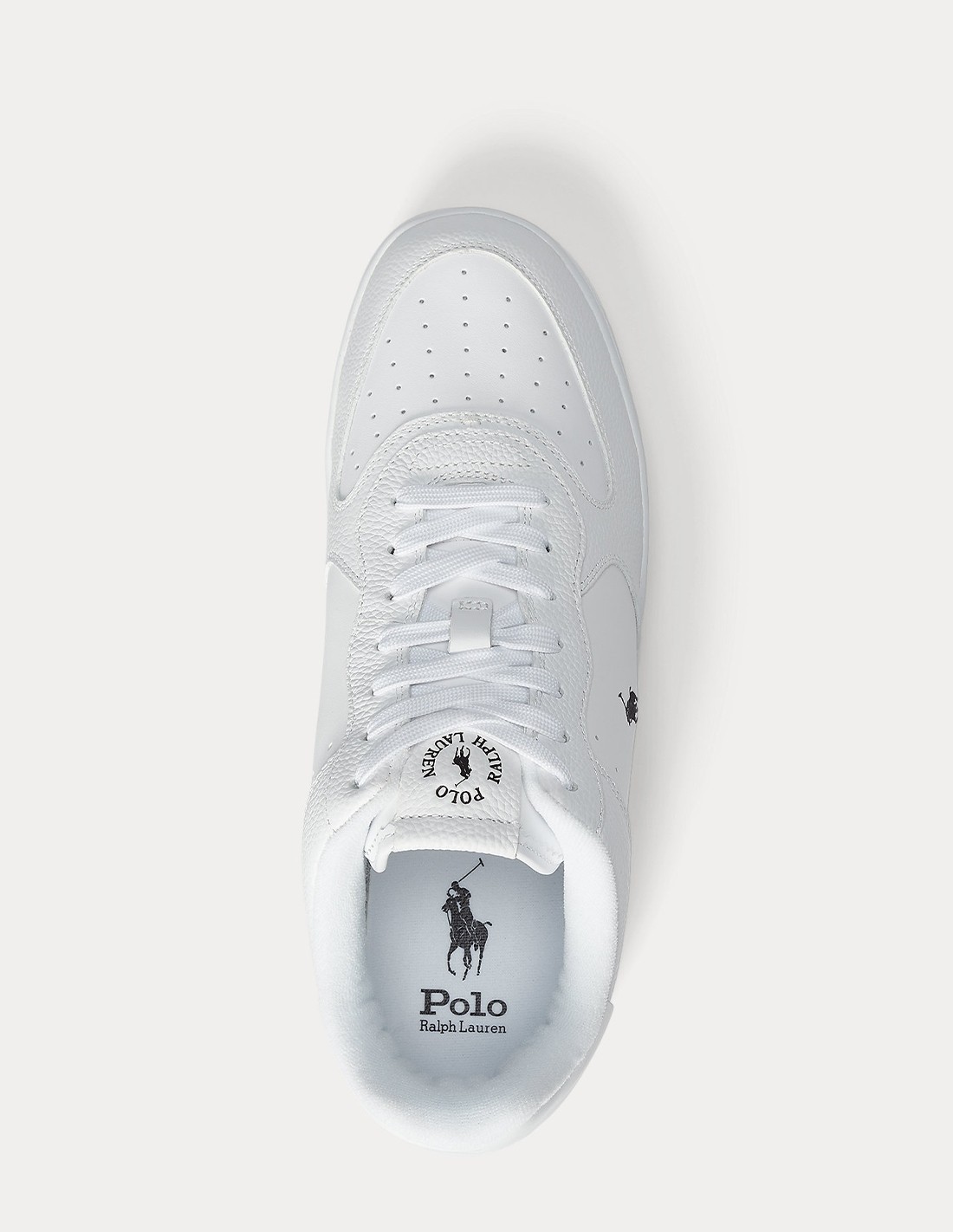 ralph lauren Baskets de ville Masters Court Blanc