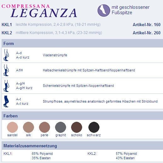 Compressana Leganza Strumpfhose CCL2