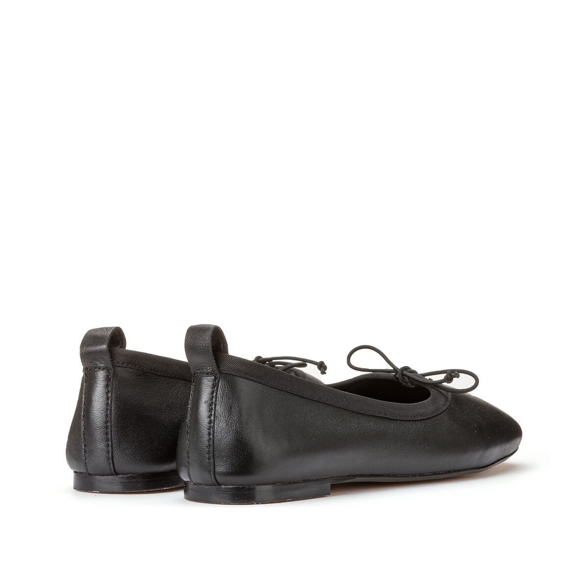 COLEÇÃO LA REDOUTE<br>Sapatilhas de couro com laço