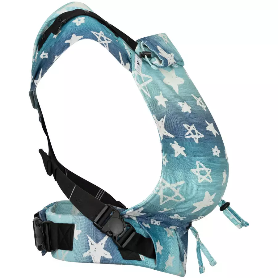 Hoppediz Neugeborenen Babytrage Primeo Jacquard Singapur Blue