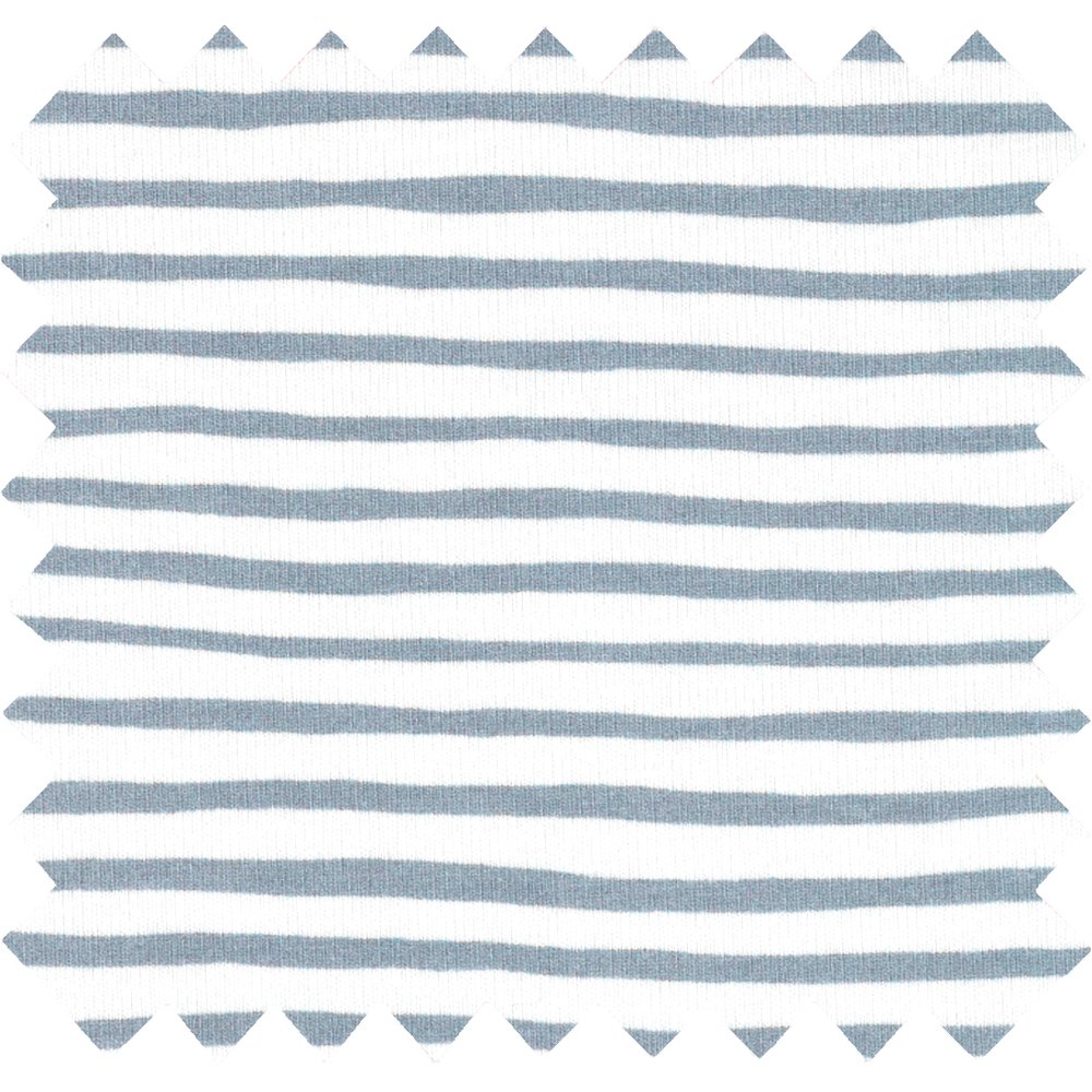 Tissu Jersey Rayé Bleu Blanc