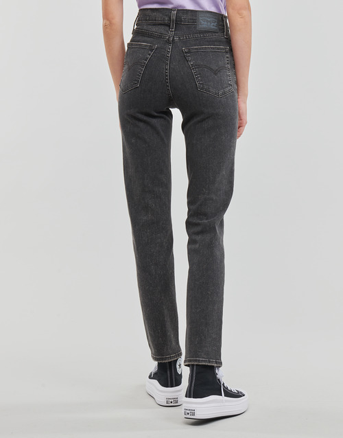 Levi's - 724 HIGH RISE STRAIGHT Negro