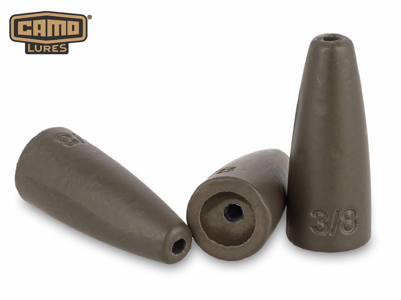 CAMO Bullet Weights - GREEN PUMPKIN 5.25g (5 Stk.)