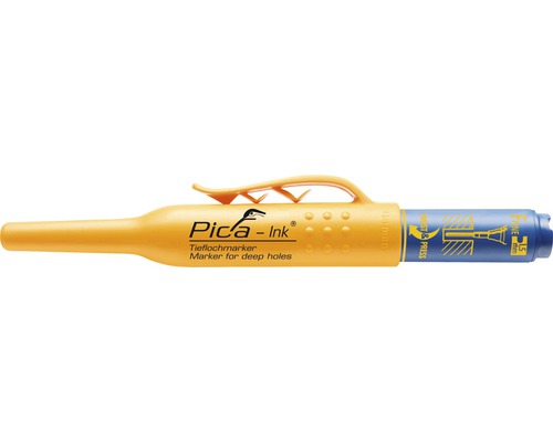 Diepe gatenmarker Pica Ink 7 mm vezelpunt blauw