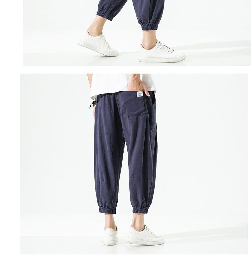 Lefitt - Effen Harem Cropped Broek