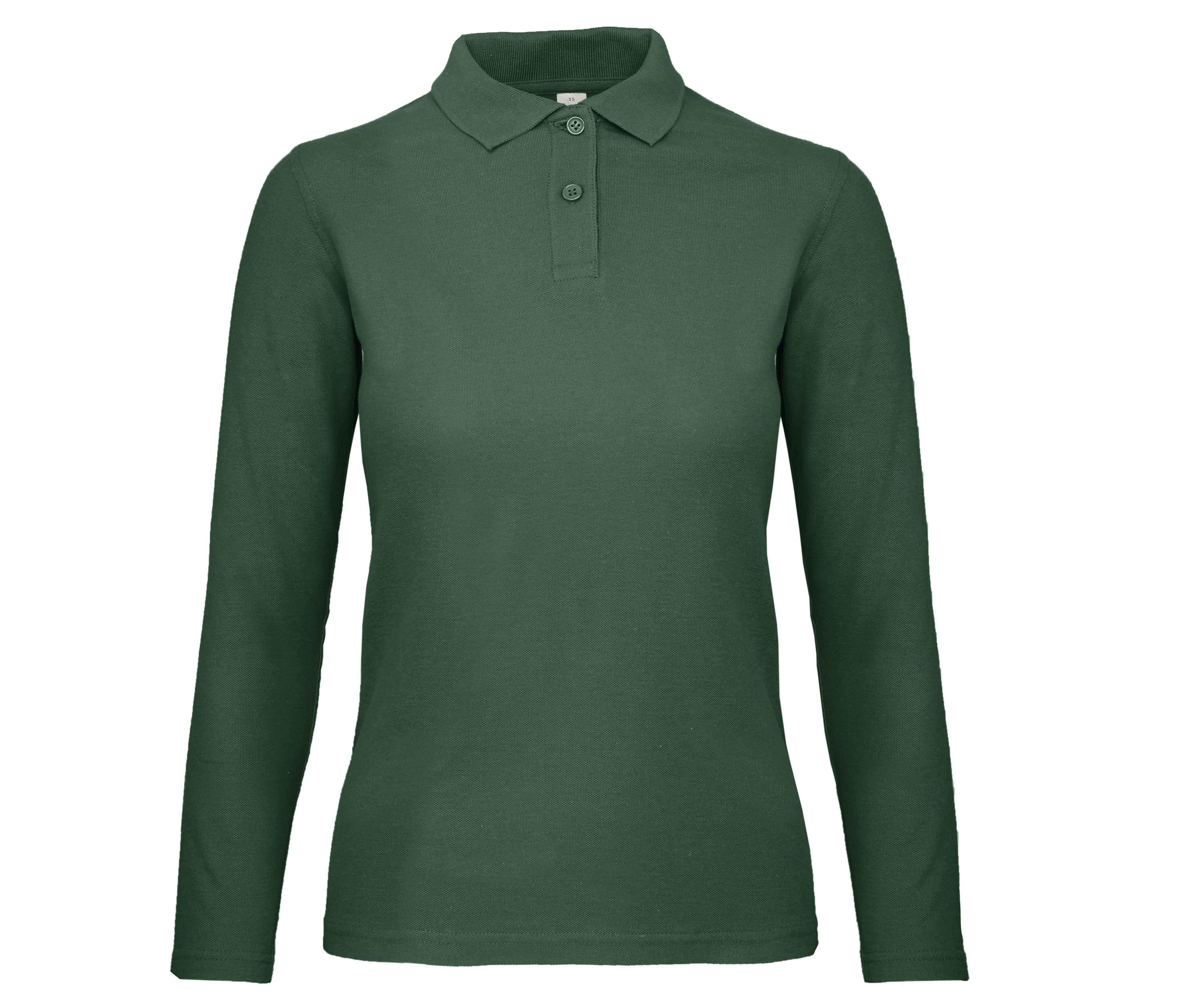 B&C ID1LW - Polo Manches Longues Femme