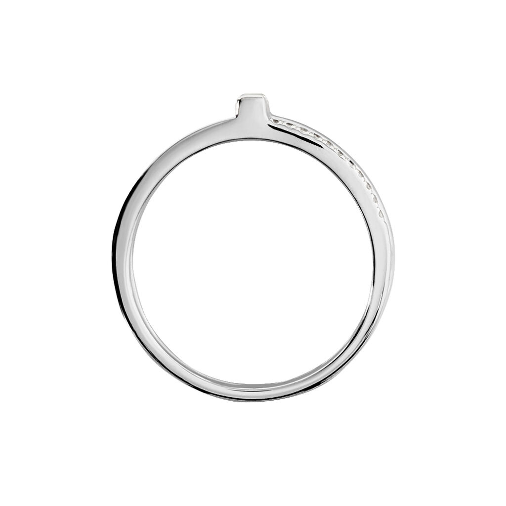 Bague Erynn Argent Blanc Oxyde De Zirconium