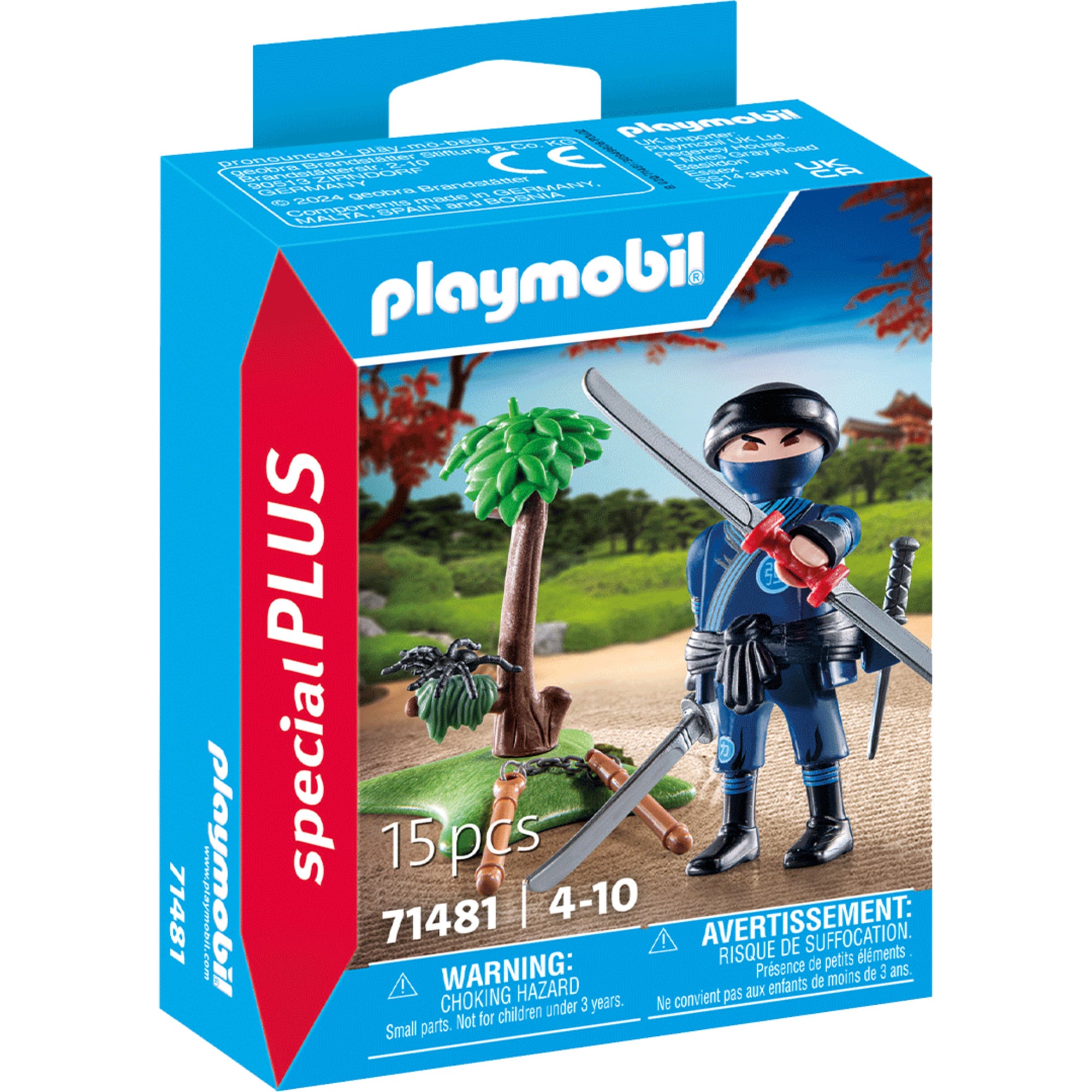 PLAYMOBIL Konstruktionsspielzeug specialPLUS Ninja mit Ausrüstung