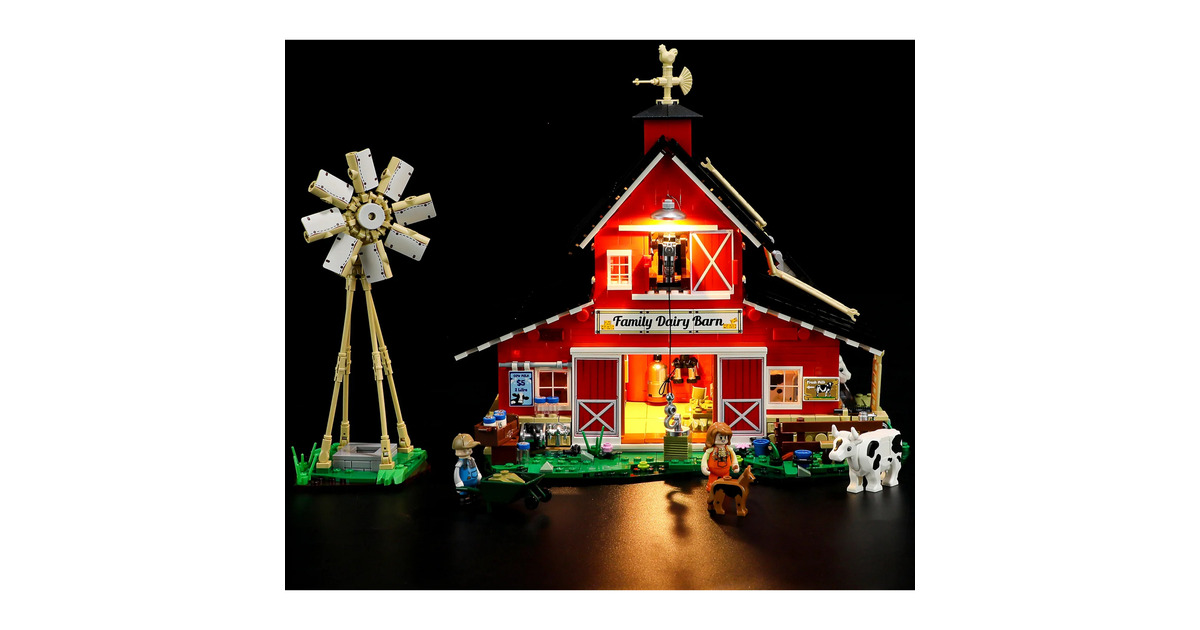 LumibricksFarm Life - Cow Barn Constructiespeelgoed  (F9037)