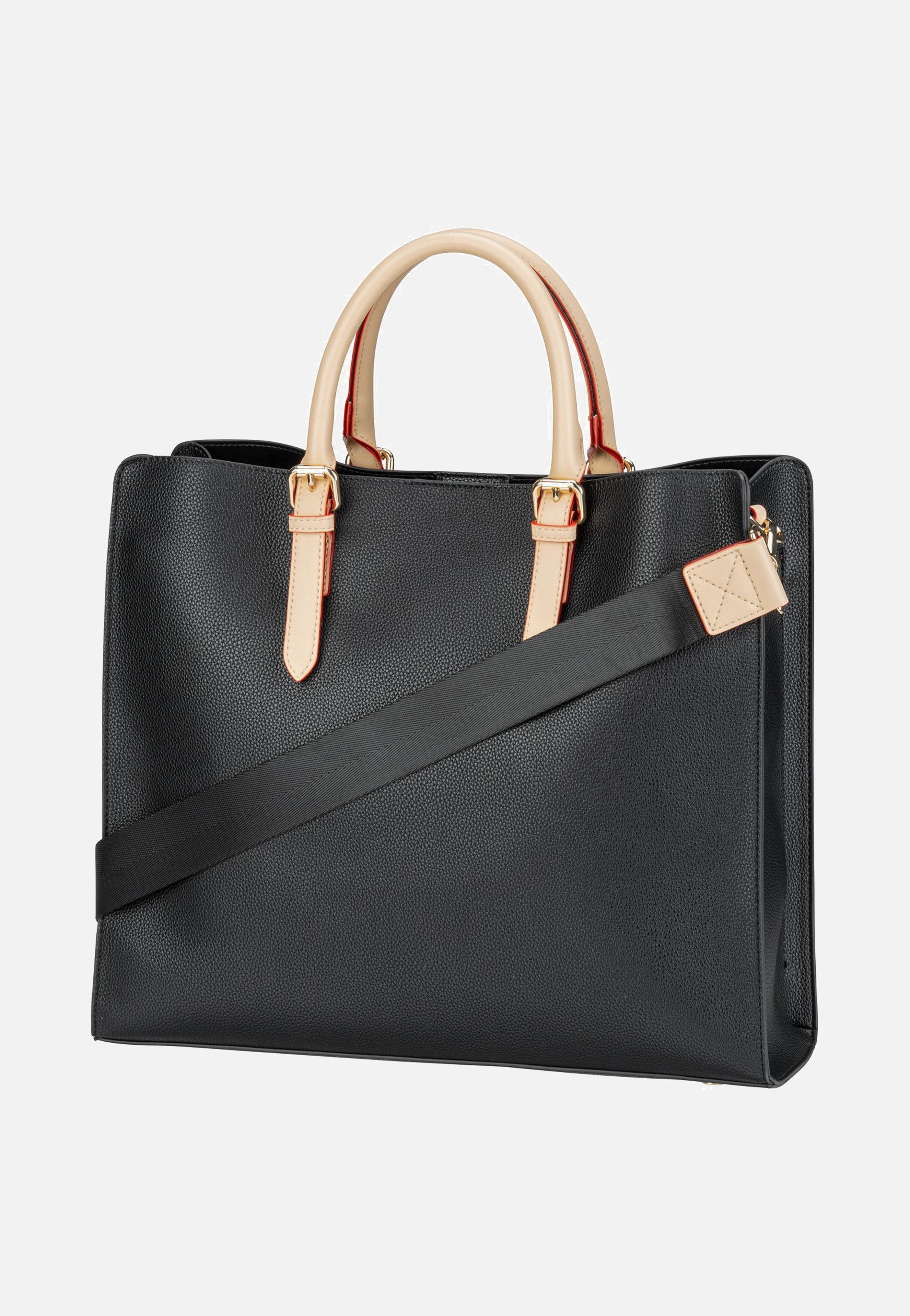 Ella Top Handle L Schwarz - Tote Bag