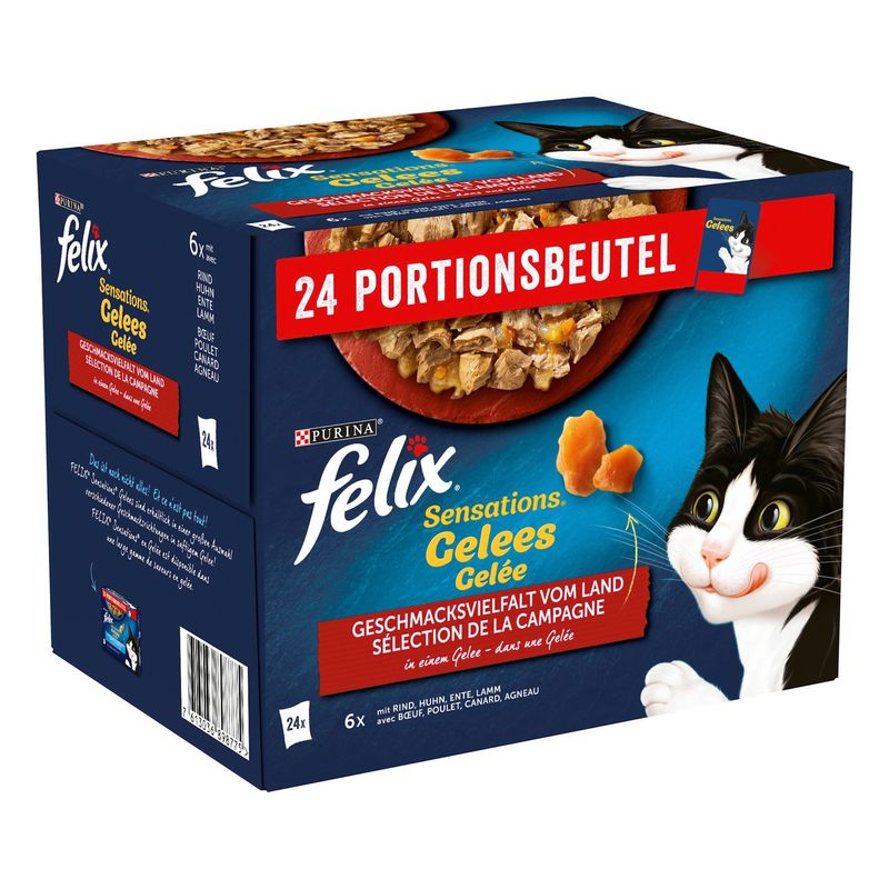 Felix Sensations en gelée 24 x 85 g à prix discount sur bitiba.fr