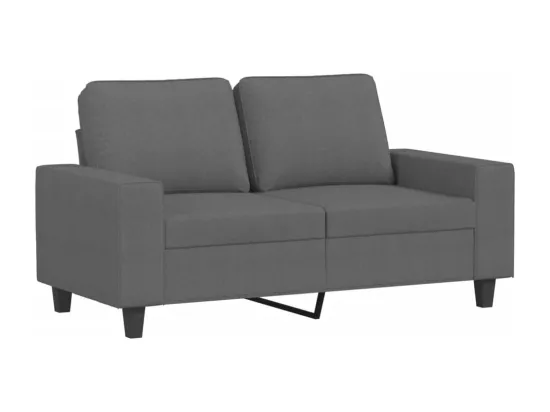 Ensemble de canapés 3 pièces gris foncé tissu