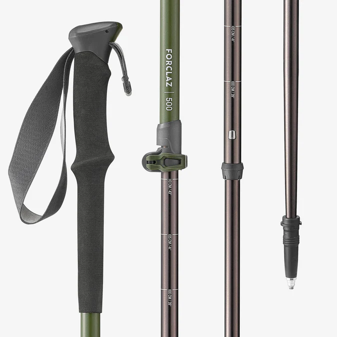 Decathlon Forclaz - Bastão de caminhada Forclaz MT500 (bastão único)