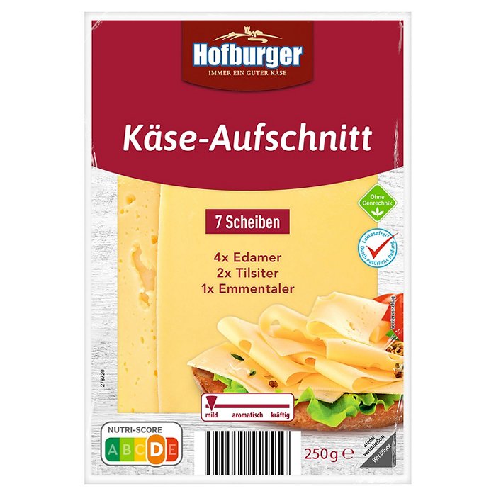 MILSANI HOFBURGER Käse-Aufschnitt 250 g