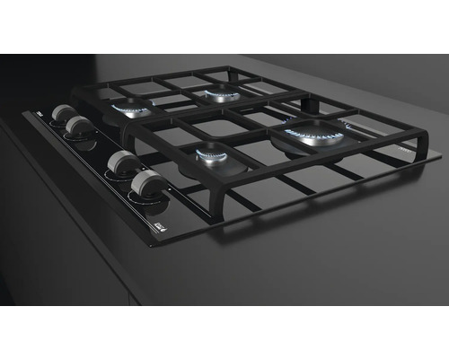 TEKA 60 x 51 mm glaskeramische gaskookplaat met 4 kookzones GZC64300XBN