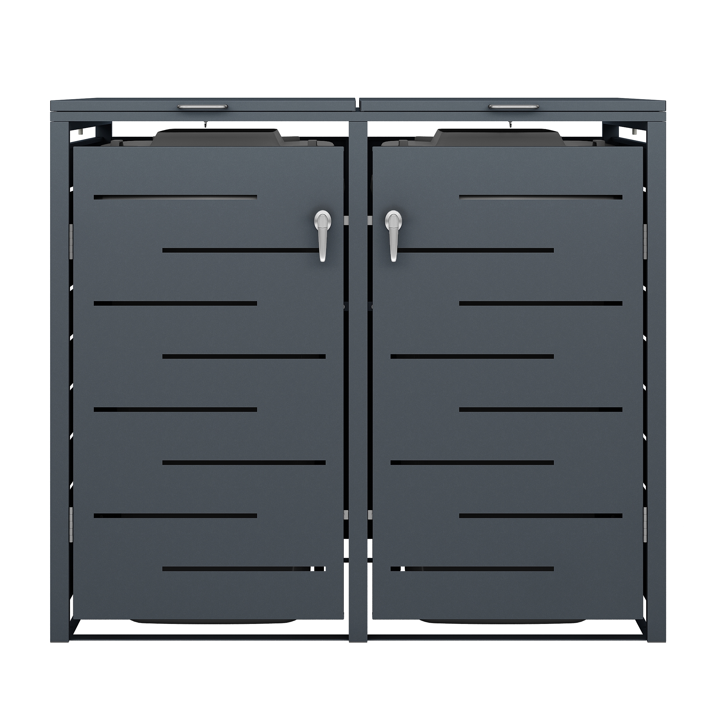 Mülltonnenbox 480L anthrazit