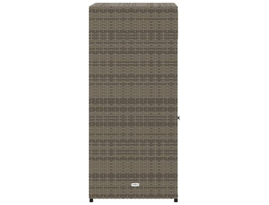 VIDAXL - Armoire de jardin Armoire de rangement de jardin gris 55x55x111 cm résine tres...
