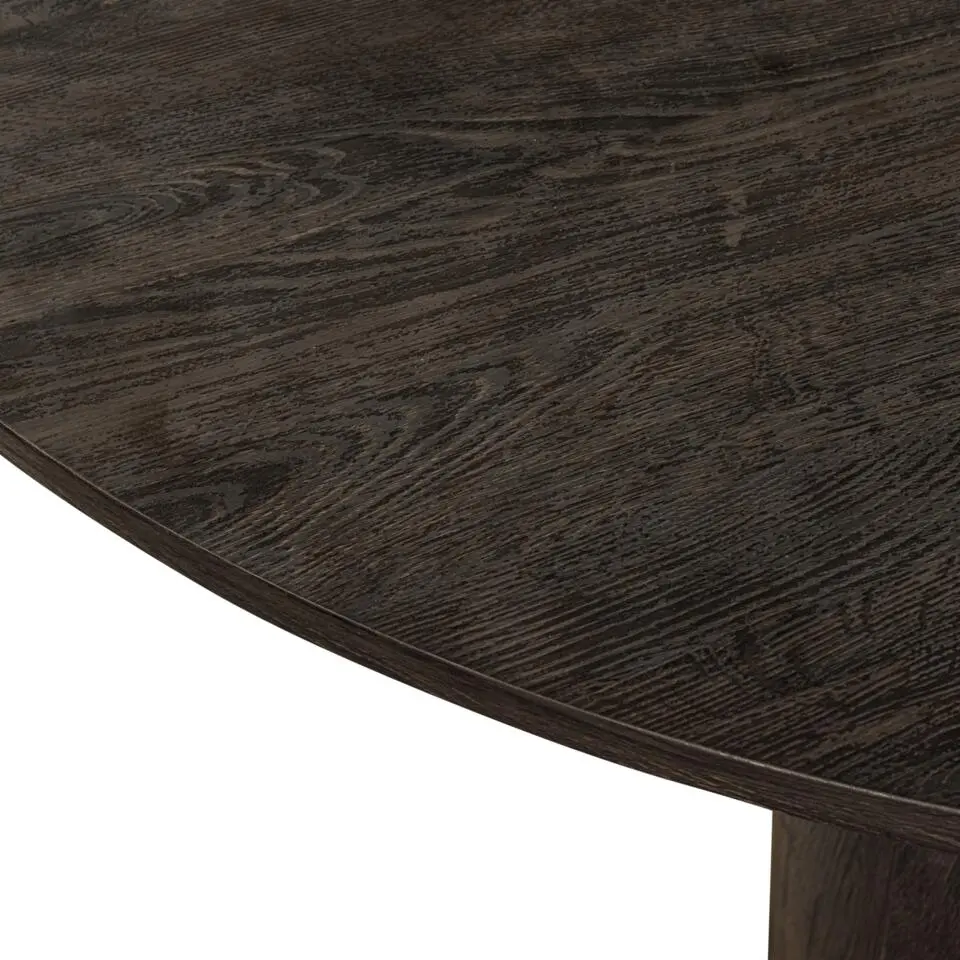 WOOOD Maan Salontafel - MDF - Donkerbruin - 35x100x100