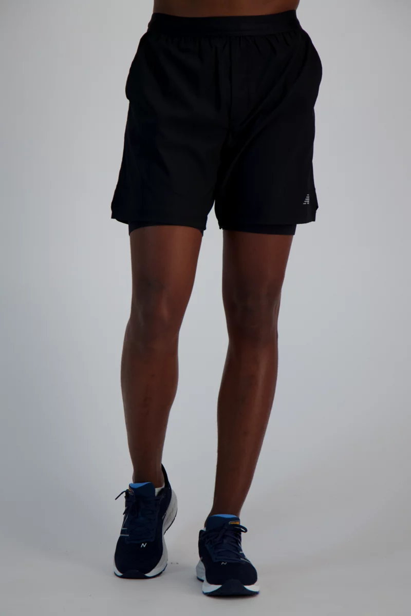 New Balance AC Seamless 7 Inch Lined Herren Short