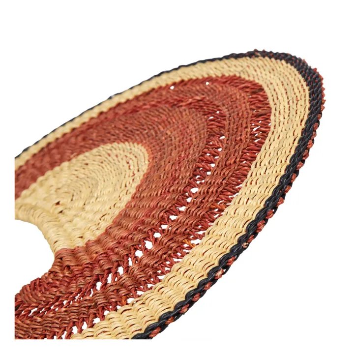 Golden Editions Applique Admirador tissé à la main  | Gingembre
