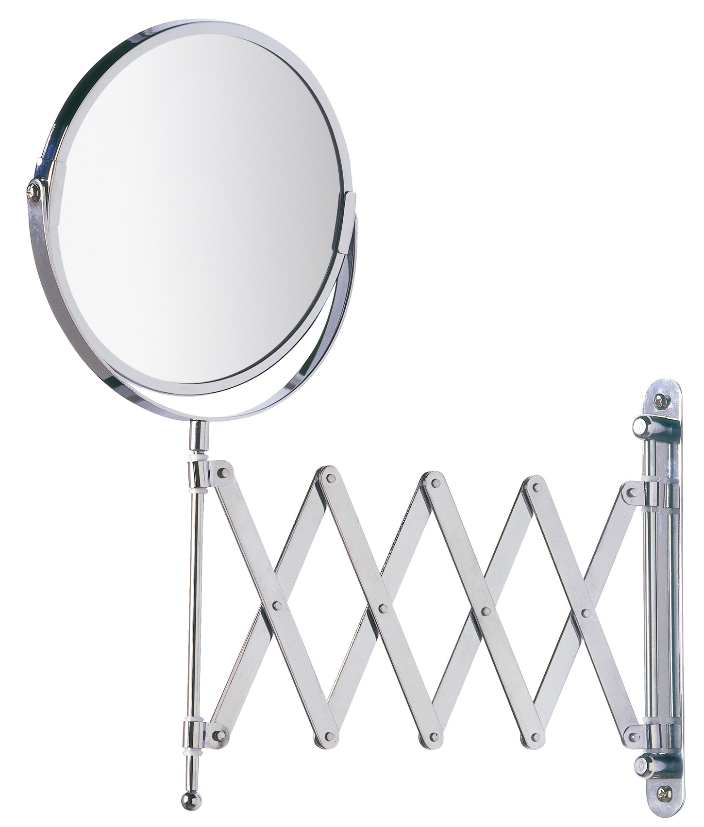 Wenko opmaakspiegel wand exclusief ø17cm telescopisch chroom