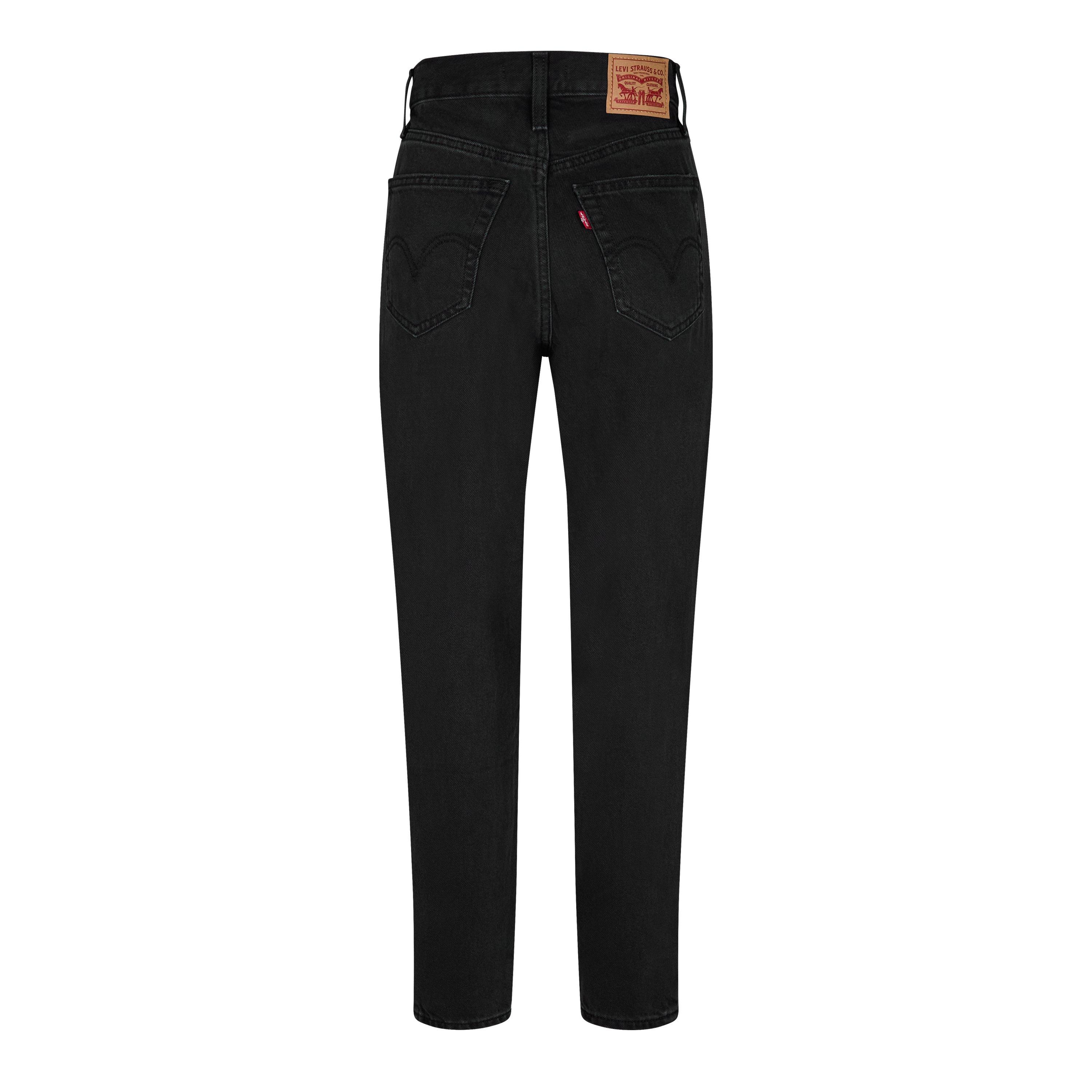 Levis High Waist Ripped Mom Jeans