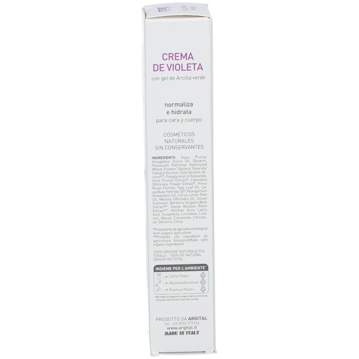 Allergenfreie Veilchencreme