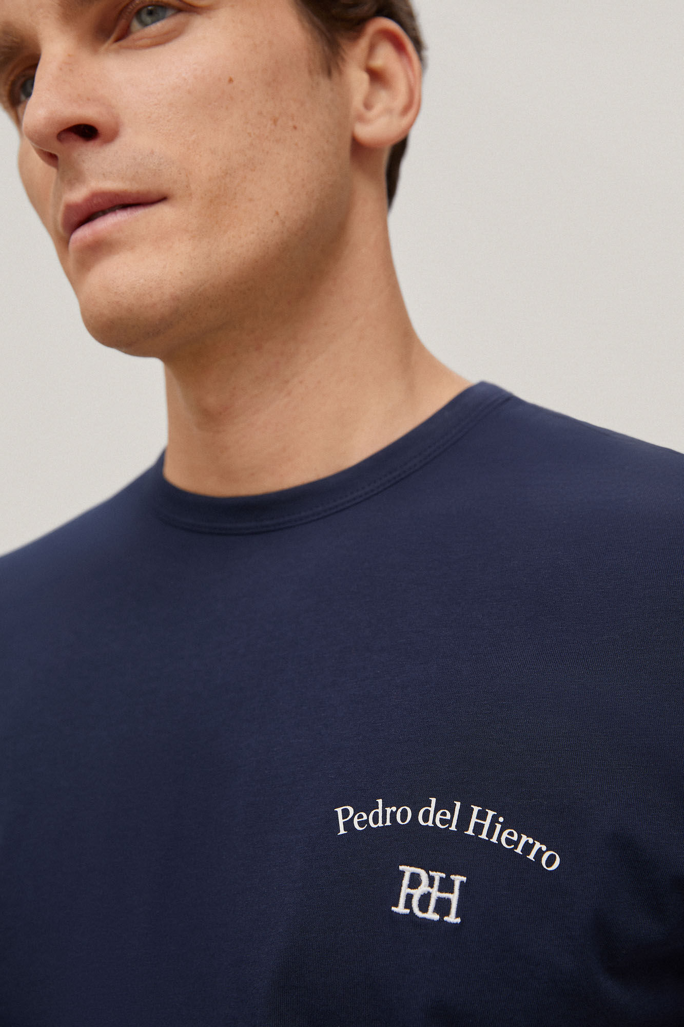 Camiseta com logo - Azul