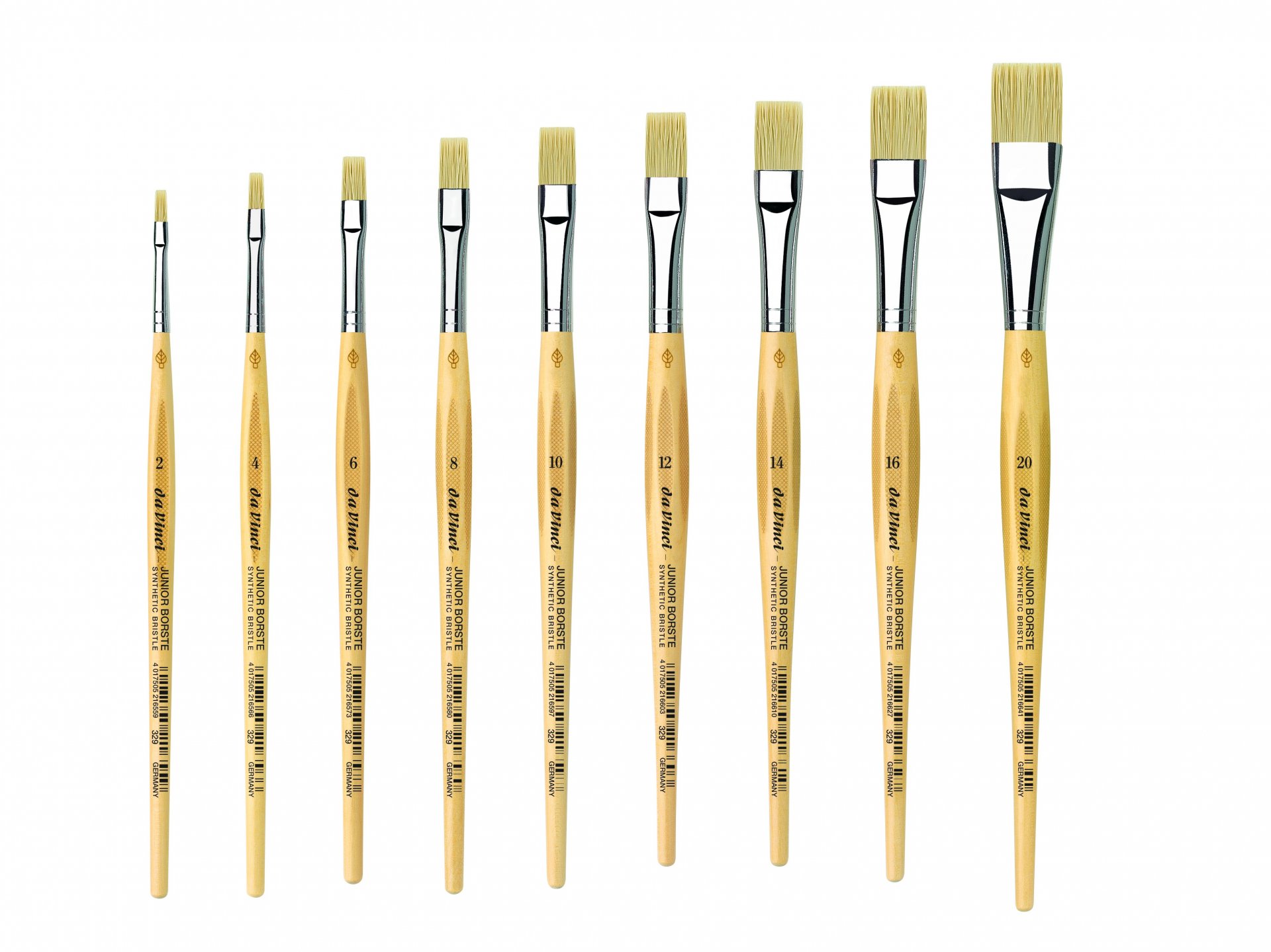 Da Vinci Borstenpinsel Junior Synthetics Set