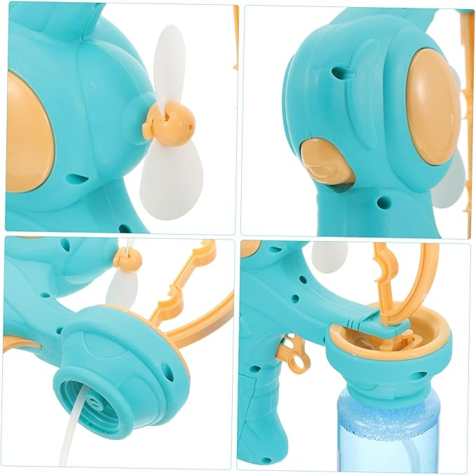 Automatische Seifenblasen Maschine Kinder Outdoor Spielzeug Bubble Maker inkl. 110ml Lauge (Batteriebetrieben) - Blau