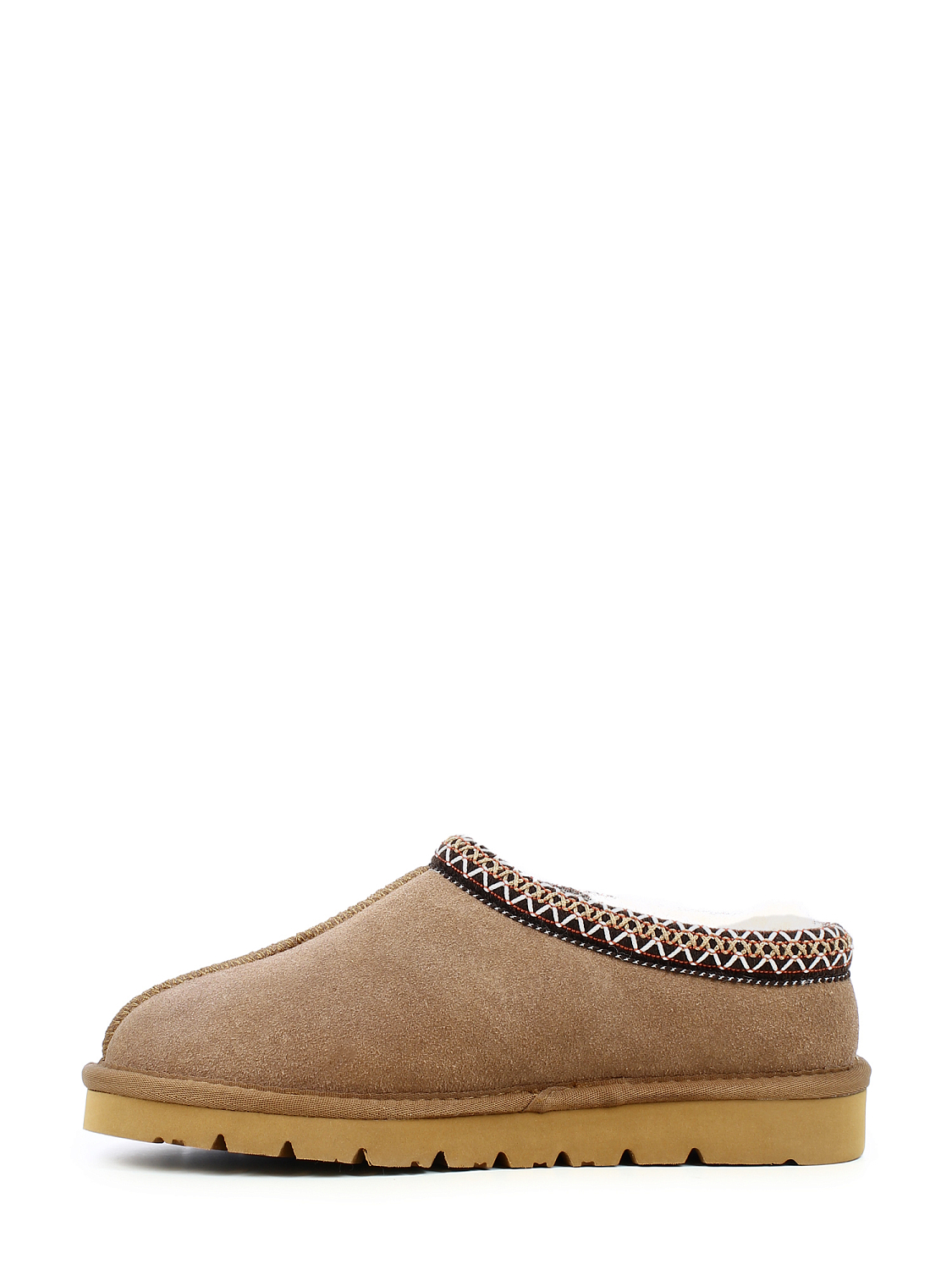 CPH Comfort Chestnut Suede Wool Slippers