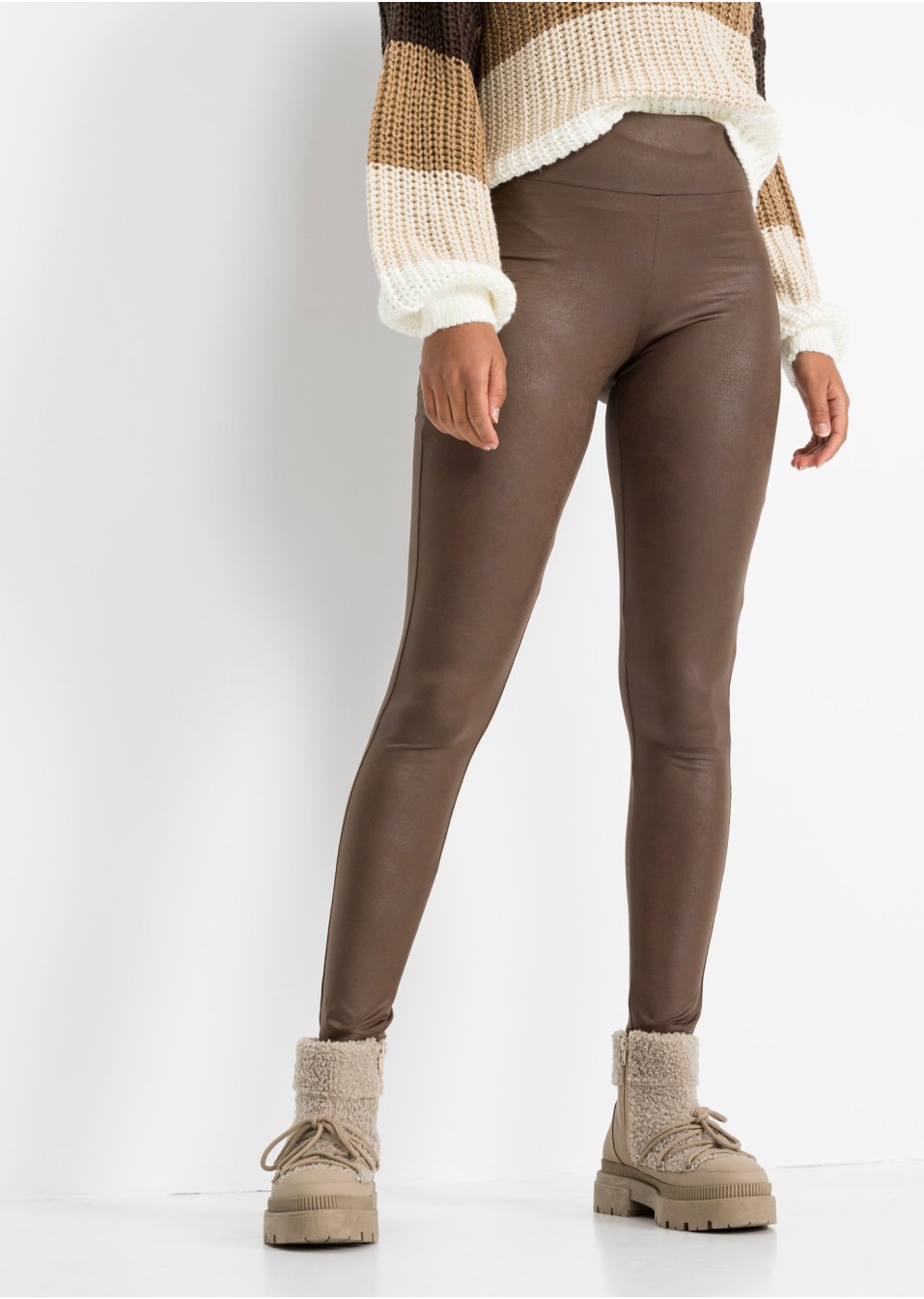 Legging à effet brillant