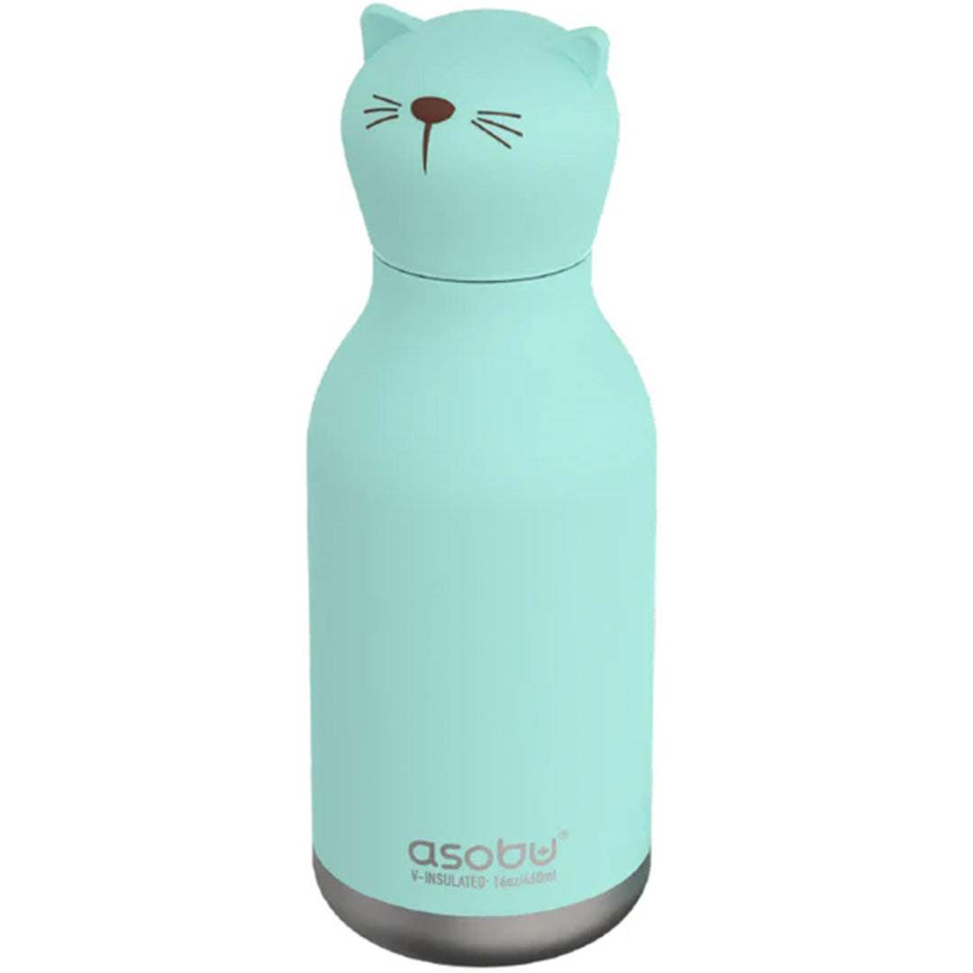 Asobu rvs drinkfles bestie - kat - 460 ml