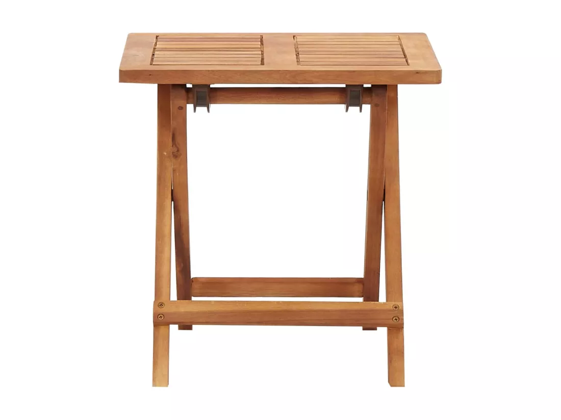 Table pliable de jardin 40x40x40 cm Bois d'acacia massif