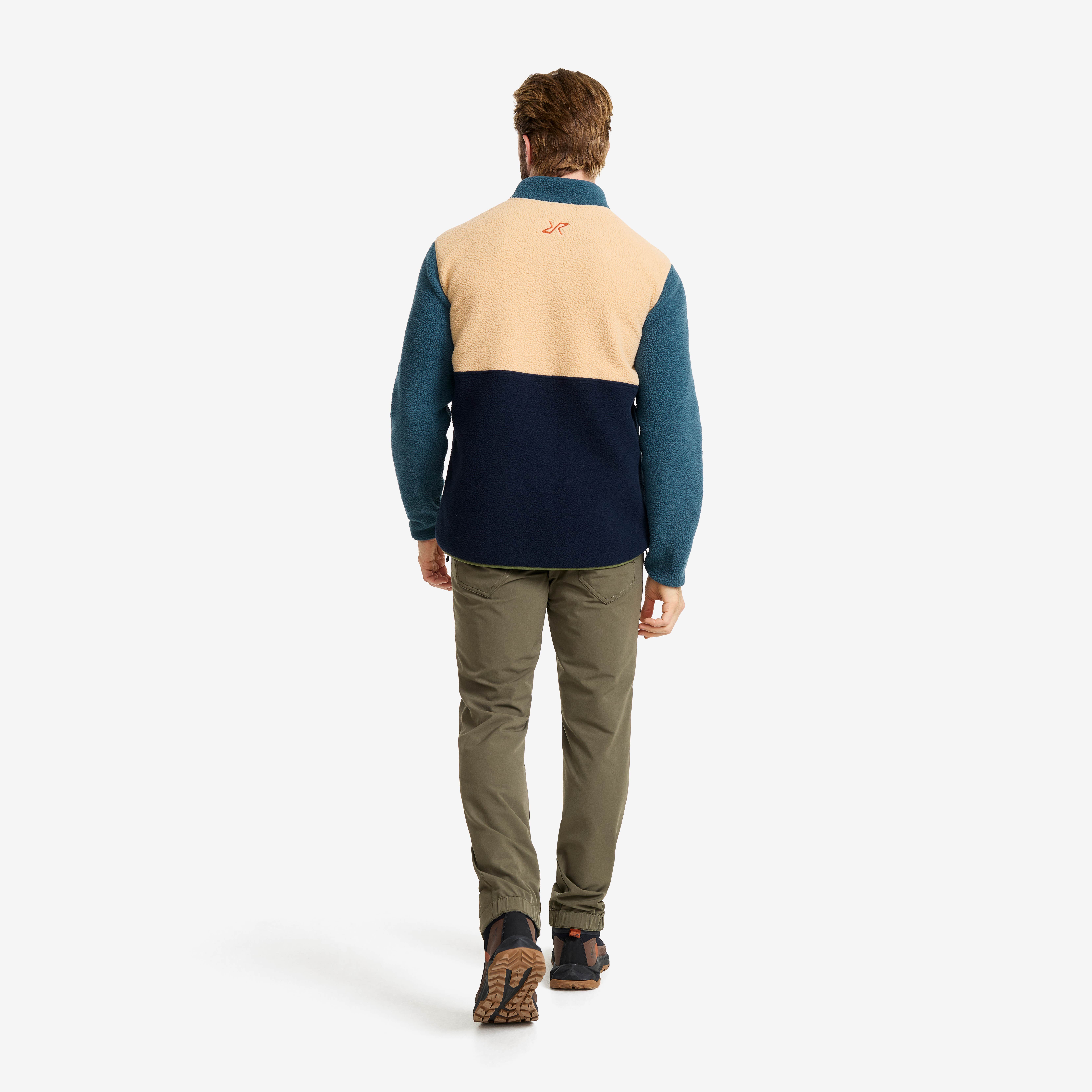 Canyon Half-zip Pile Fleece Herre Orion Blue/Safari Beige