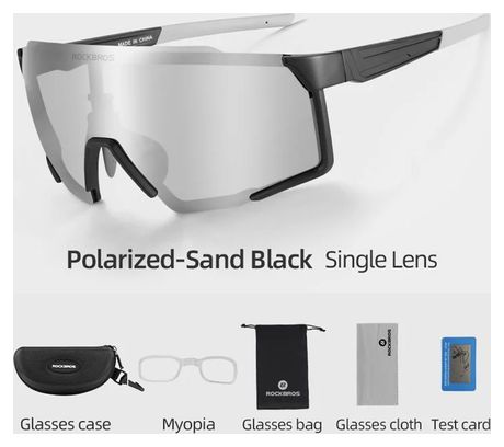 Lunettes de soleil polarisées pour hommes et femmes - noir