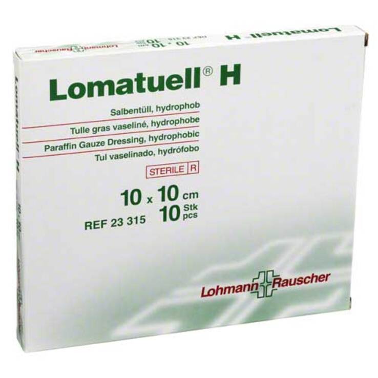 Lomatuell® H Salbentüll 10x10 cm, 10 St