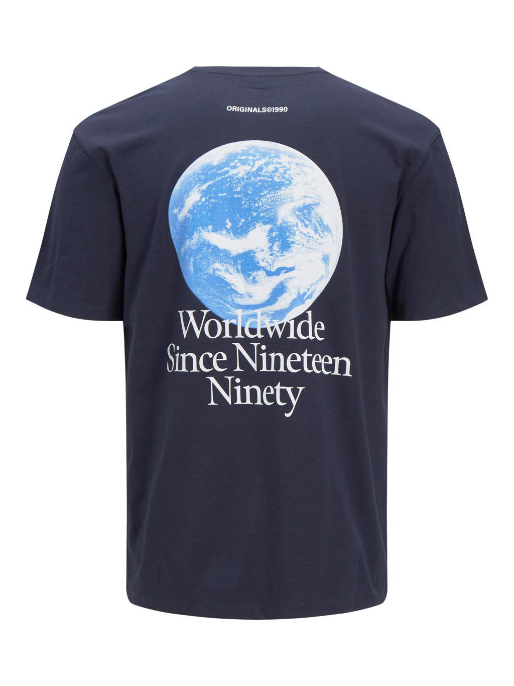 JACK & JONES T-shirt JORWORLDWIDE donkerblauw