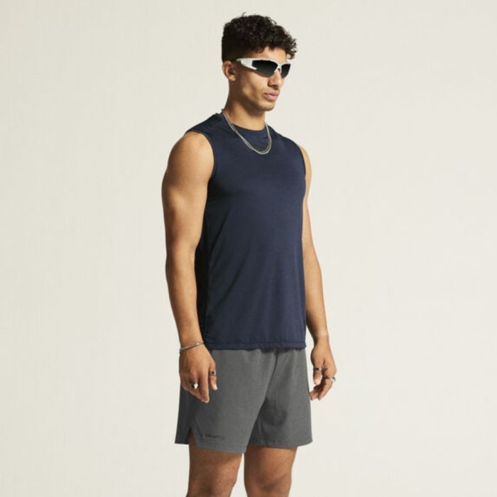 Craft Herre Singletter Adv Essence SL Tee 2 Blå