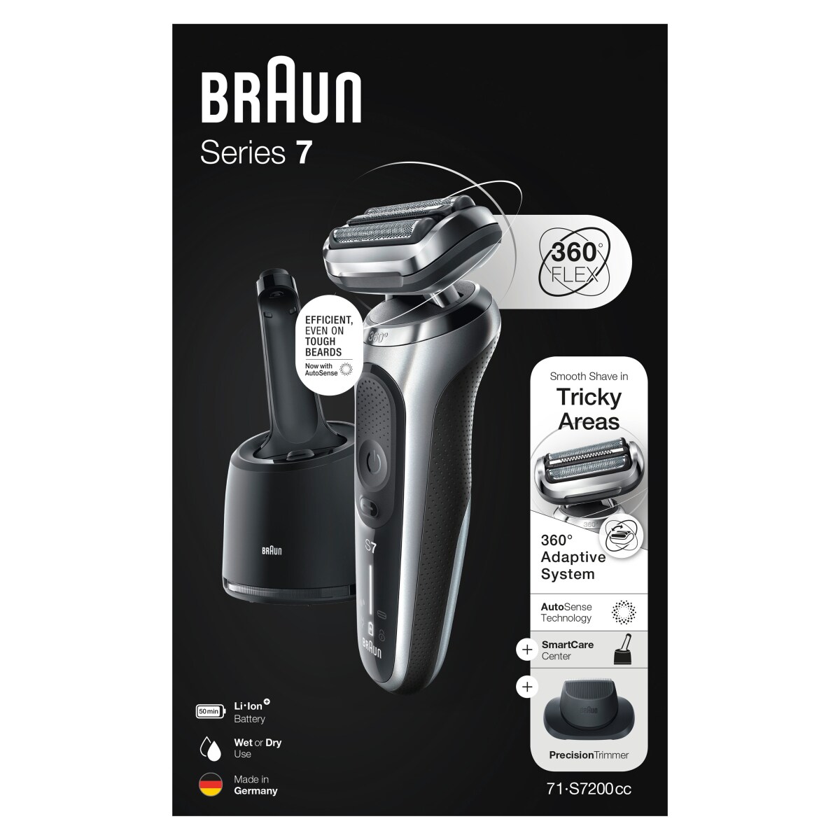 Braun Series 7 71-S7200cc Herrenrasierer