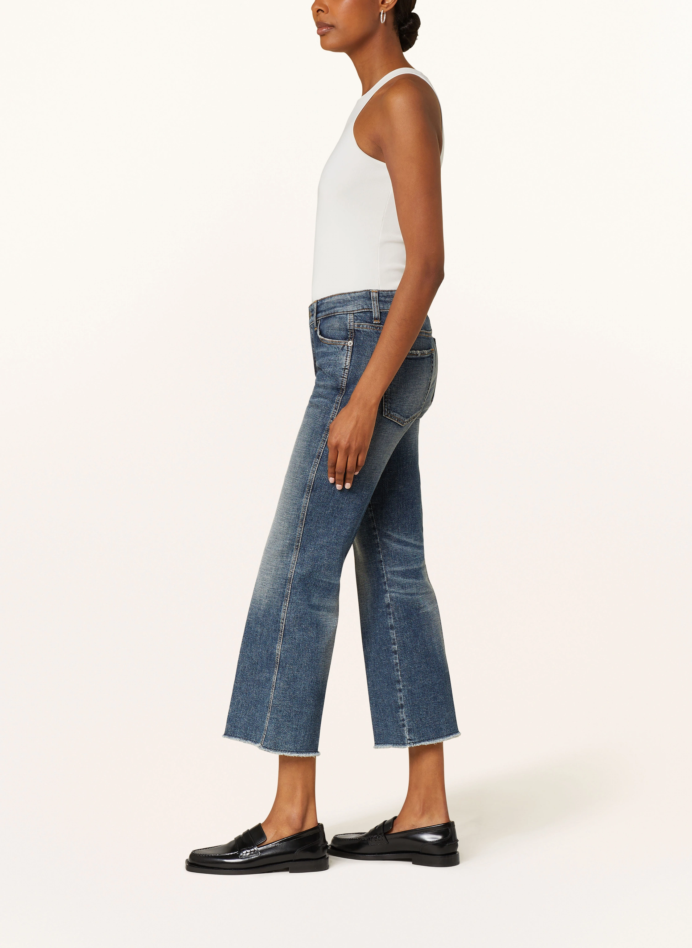 CAMBIO 7/8-Jeans FRANCESCA mit Nieten