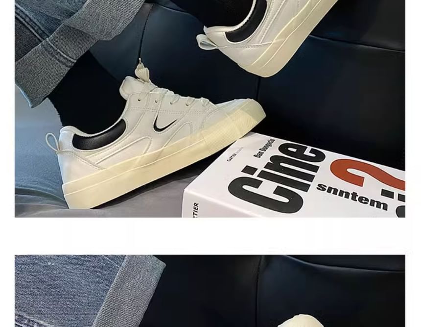 HANO - Veterschoenen met contrasterende afwerking