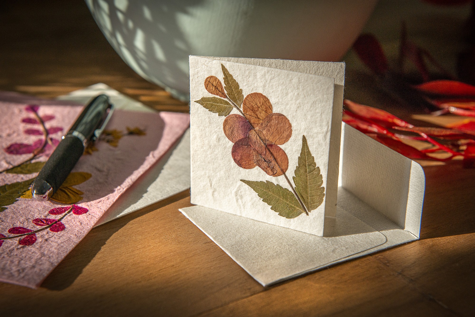 Grußkarte 'Blume' klein, H 6,5 cm, B 6,5 cm günstig bestellen