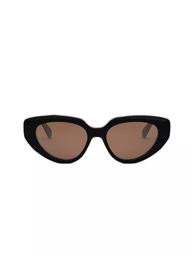 CELINE CELINE 3 Dots schwarze Cat Eye Sonnenbrille schwarz