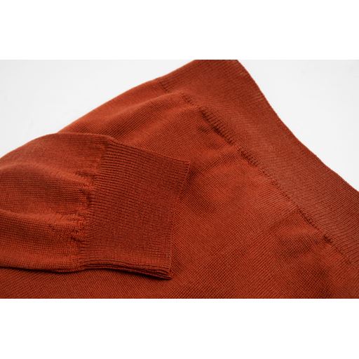 Nordstrand Crew Plain Striktrøje, Rust, XL