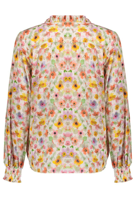 Geisha ecru dames blouse