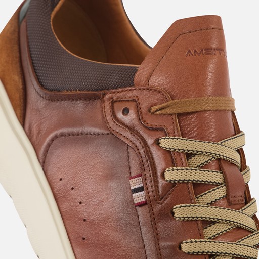 Ambitious Hover Sneakers cognac Leer
