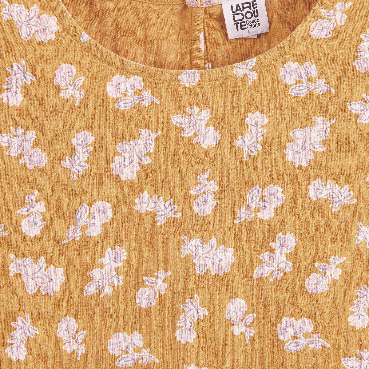COLEÇÕES LA REDOUTE<br>Blusa estampada em tetra, sem mangas