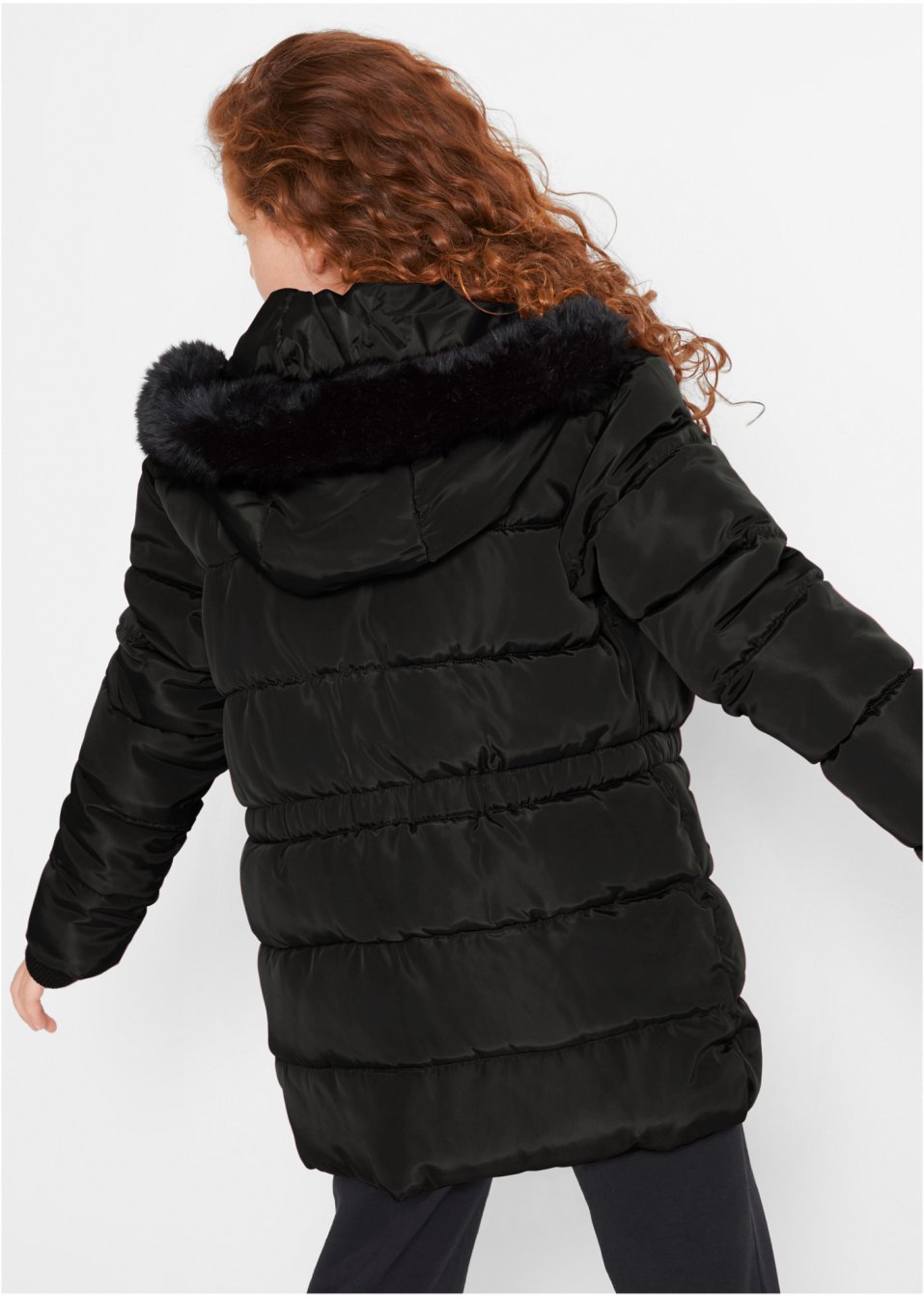 Parka fille à capuche